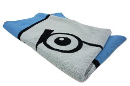Baby Strickdecke 4-farb Eisbär 