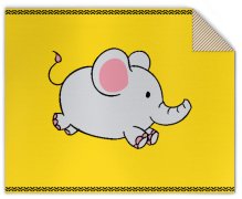 Baby Strickdecke Elephant 