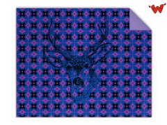 Knit blanket deer 