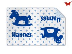 Kids blanket with name n cliparts 