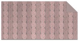 Knit fabric cable pattern 