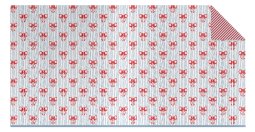 Jacquard knit fabric with bows 
