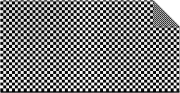Checkered knit fabric cotton 