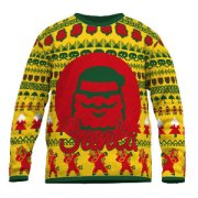 Fine knit sweater santa 