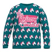 Fine knit sweater unicorn 