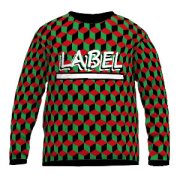 Fine knit label sweater 