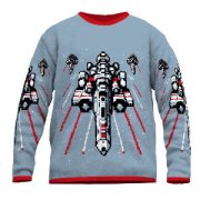 Sweater Pixel art spaceship 