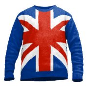Union jack knit sweater 