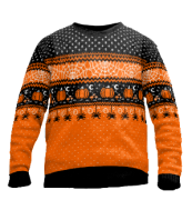 Halloween Strickpullover 