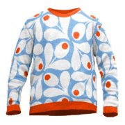 Blumenmuster Pullover 