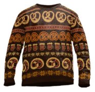 Sweater pretzel + beer 
