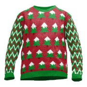 Weihnachtsbaum Strickpullover 