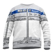 Recycle bin sweater 