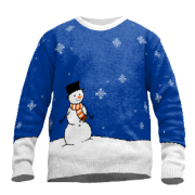 Schneemann Pullover 