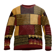 Vintage Style Patchwork Sweater 