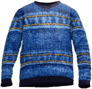 Jeans knit sweater 