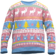 Pastel Christmas Sweater 