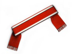 Football scarf with top & bottom bars 