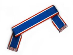Football scarf with stripes 