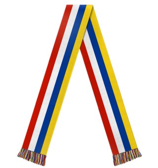 Langer Strickschal Fasching 