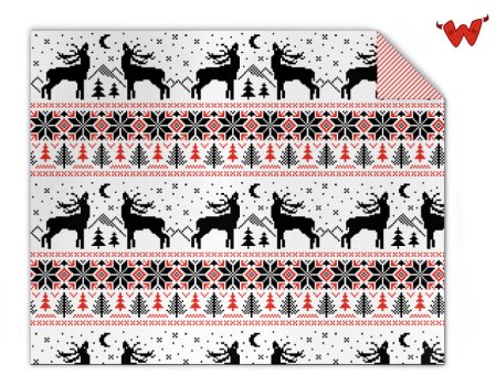 Knit blanket christmas 