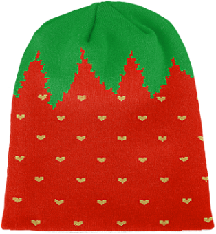 Strawberry beanie 