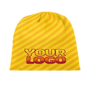 Knitted beanie with your logo 
