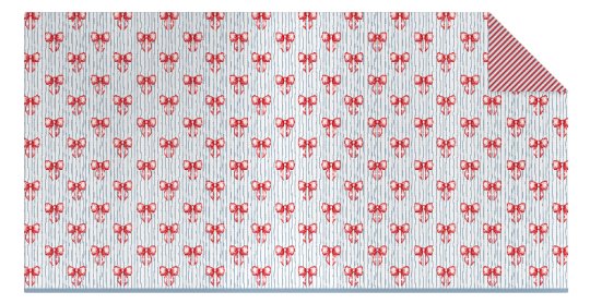 Jacquard knit fabric with bows 