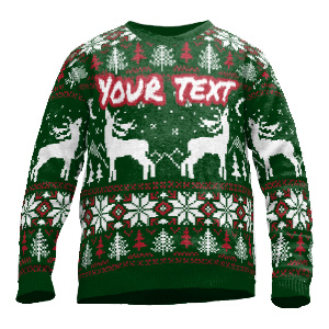 Custom christmas jumper 