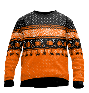 Knitted sweater Halloween 