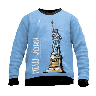 Sweater lady liberty 