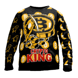 Sweater Crypto King Bitcoin 