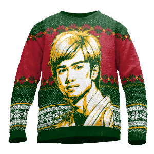 Christmas portrait sweater 
