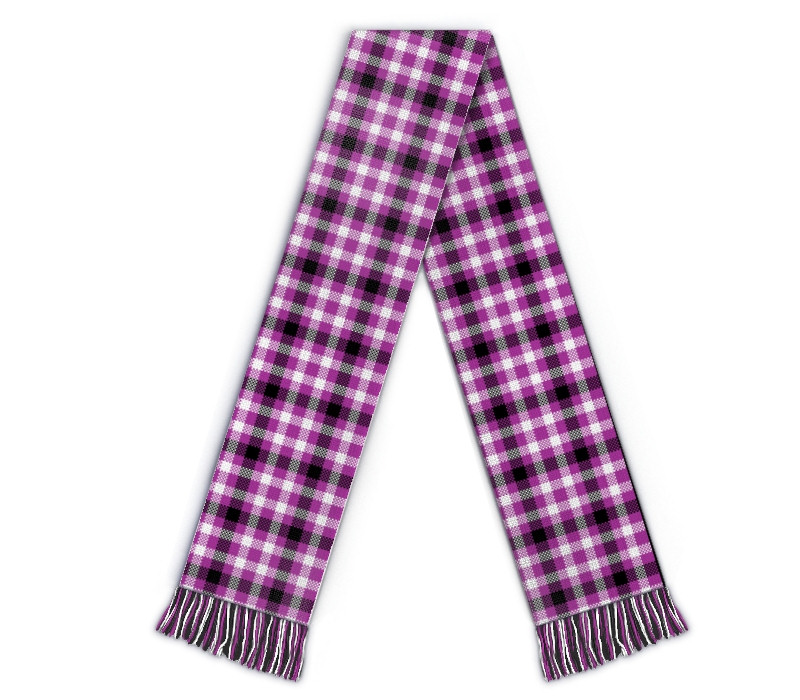 Kids Football scarf tartan pattern Wildemasche