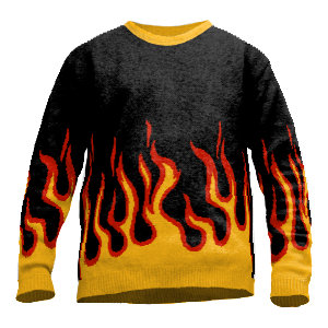 Pullover Mit Flammen Selbst Gestalten Wildemasche