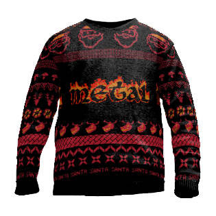 Heavy Metal christmas sweater, from 1pc