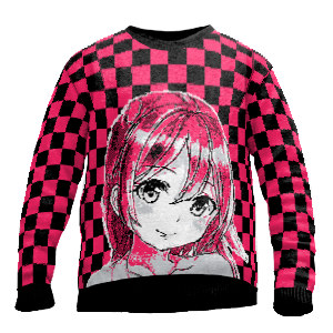 Harajuku Geesa Anime Girl Print Sweater - Fūga Studios – Fūga-Studios-demhanvico.com.vn