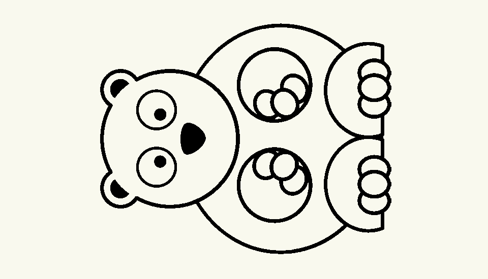 Kids Knit blanket polar bear 