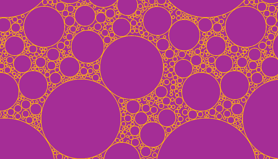 Kids Knit blanket circles 
