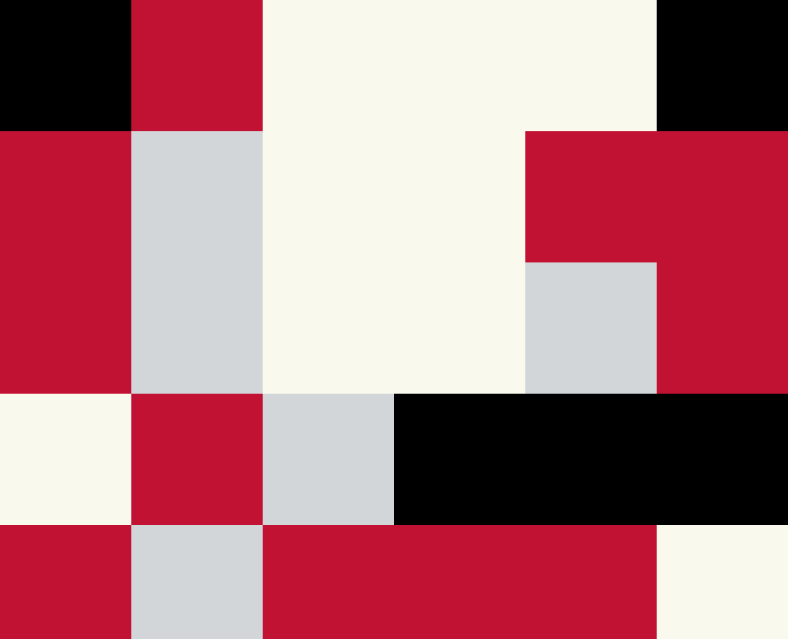 Decke 4-farb Pixel gross 