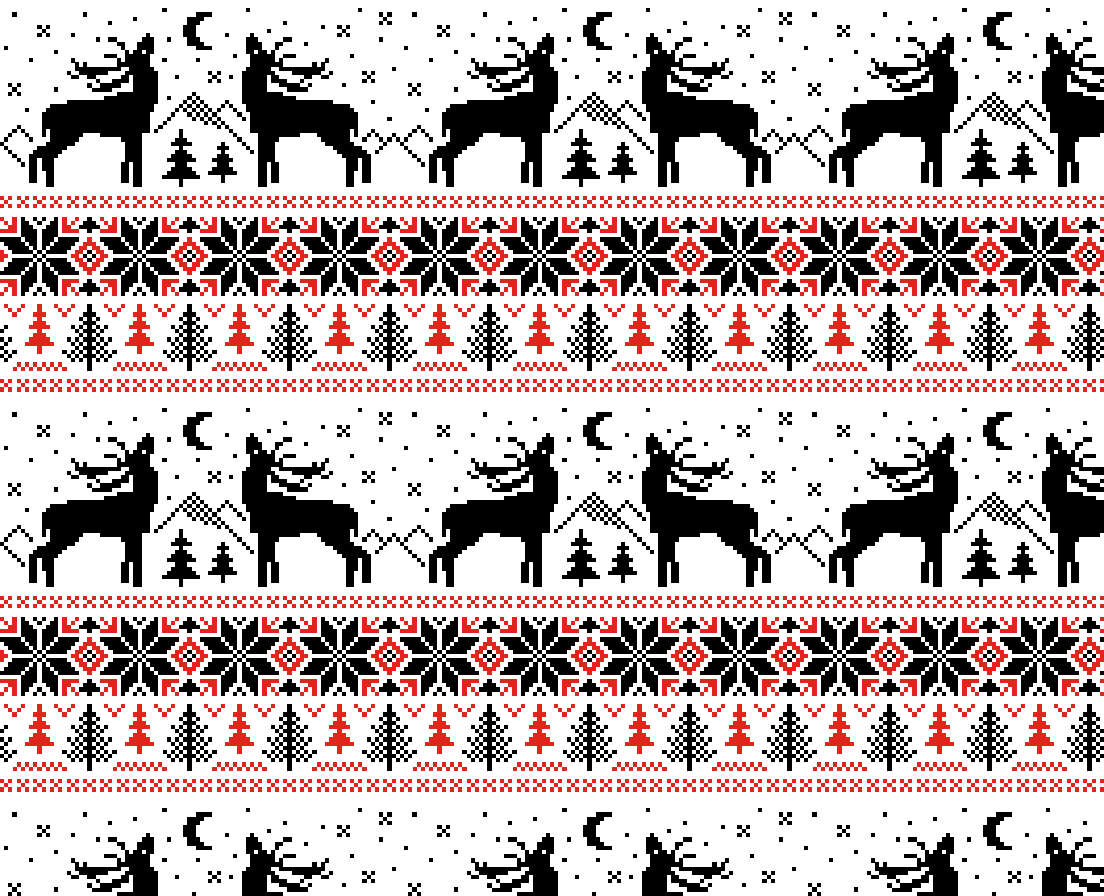 Knit blanket christmas 
