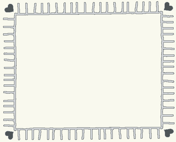 Baby Knit blanket 4-color frame design 