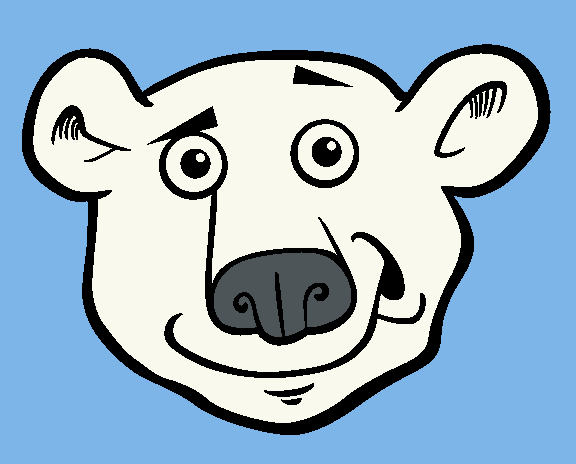 Baby Knit blanket 4-color icebear 